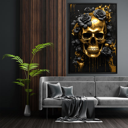 Goldener Schädel Nr2