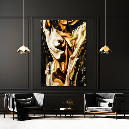 Schwarz und Gold Liebespaar Nr2