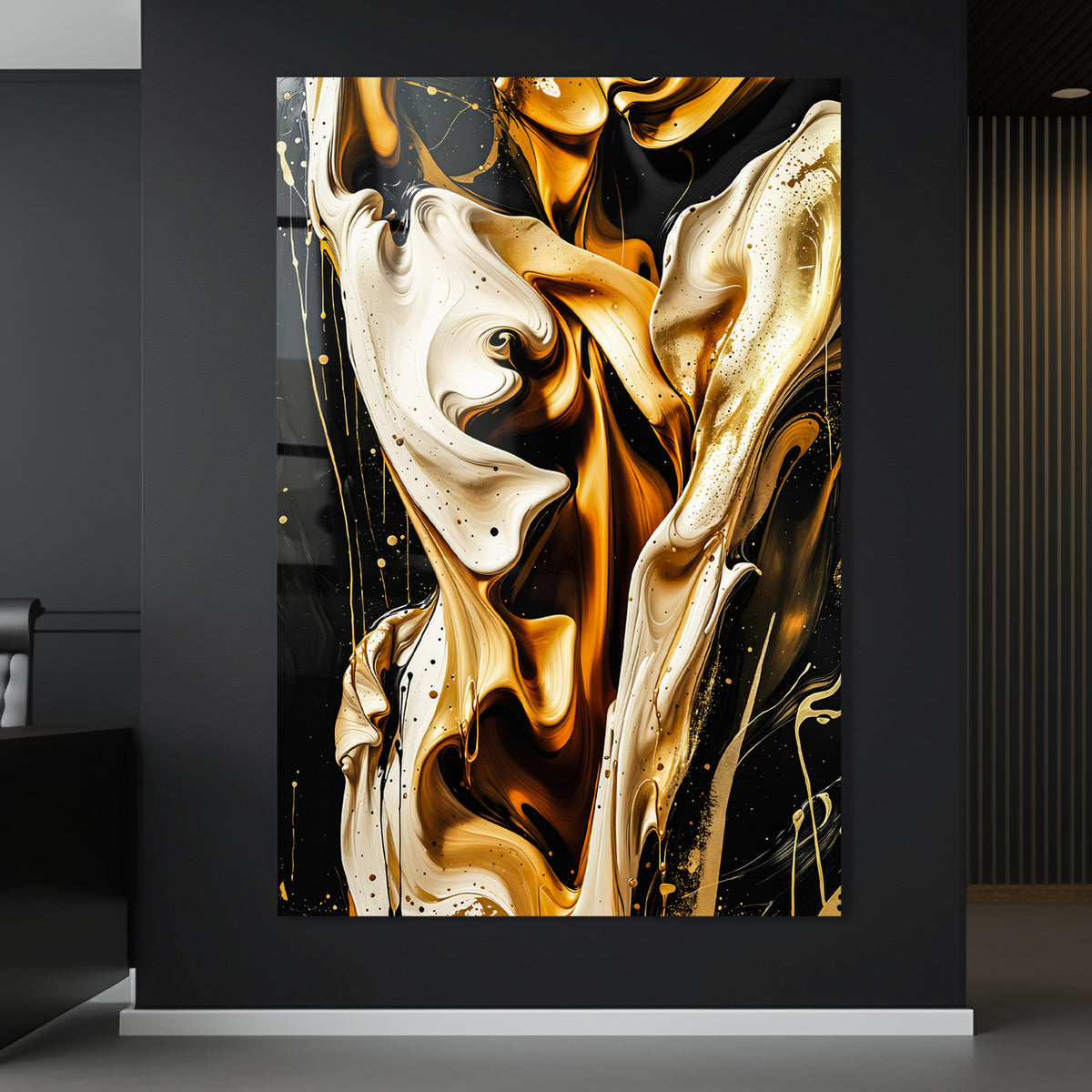 Schwarz und Gold Liebespaar Nr2