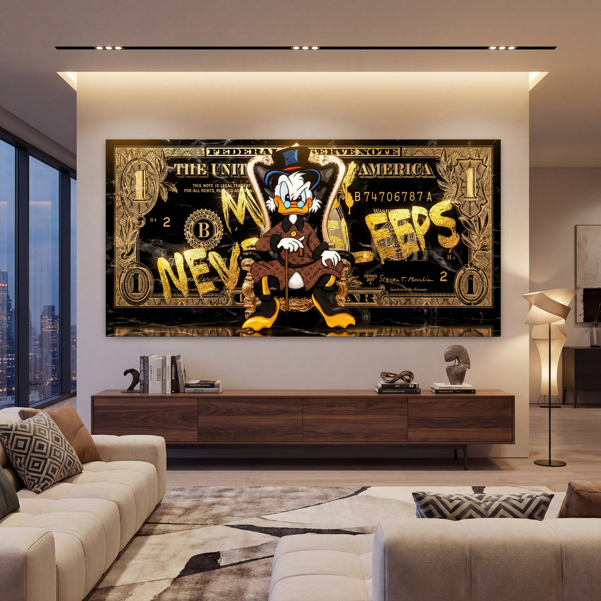 MONEY NEVER SLEEPS