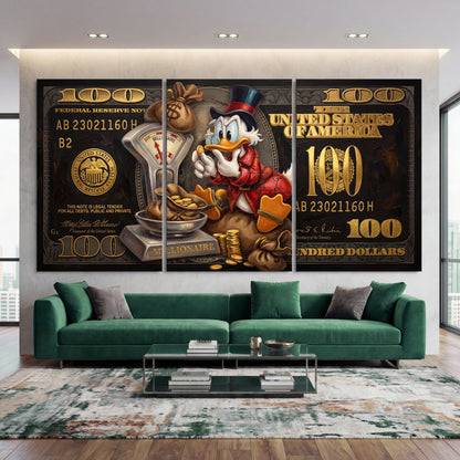 Scrooge McDuck 100 Dollars