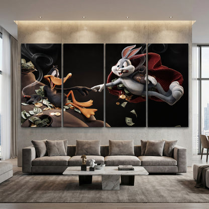 Bunny und Daffy Duck