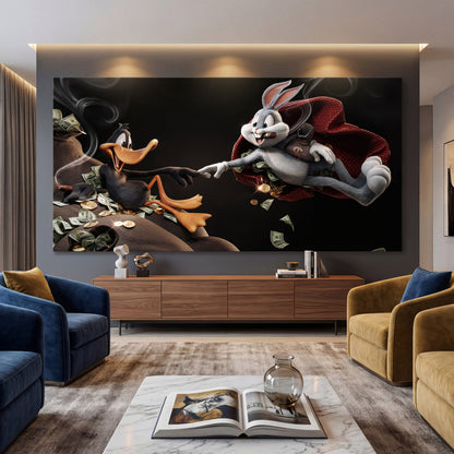 Bunny und Daffy Duck