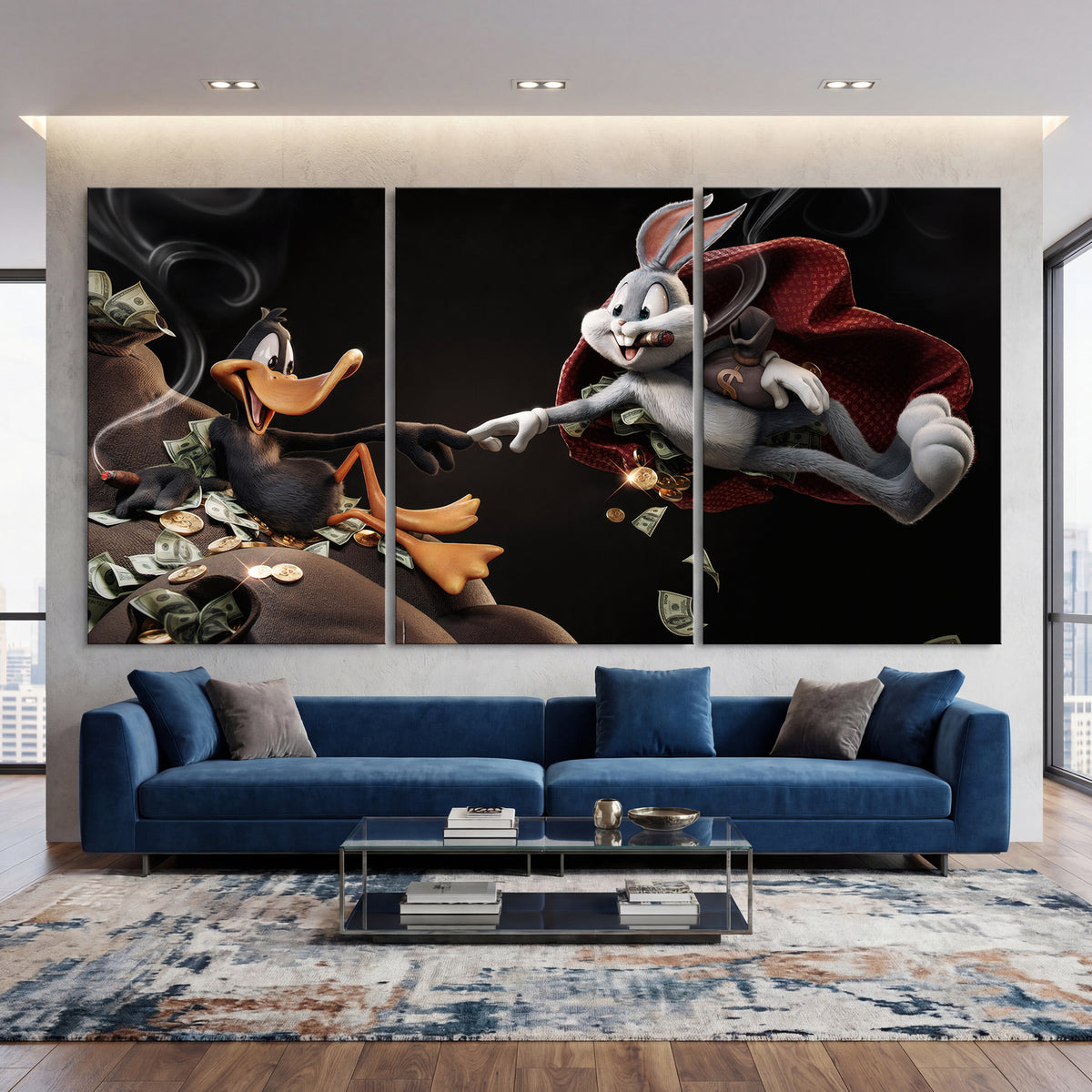 Bunny und Daffy Duck