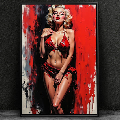 Monroe in Rot