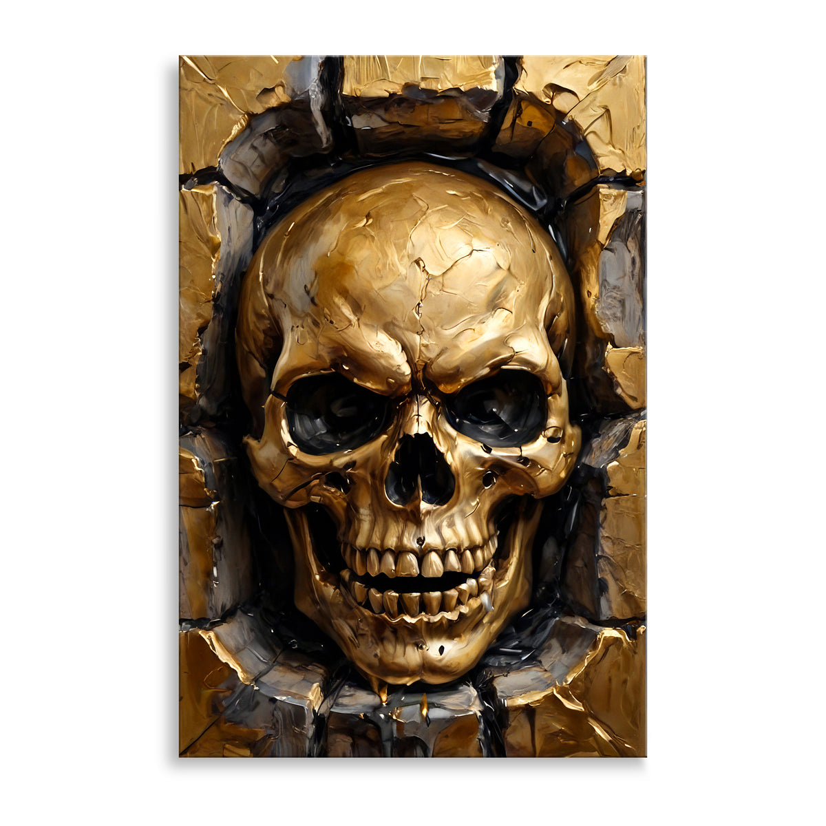 Goldener Schädel Nr7