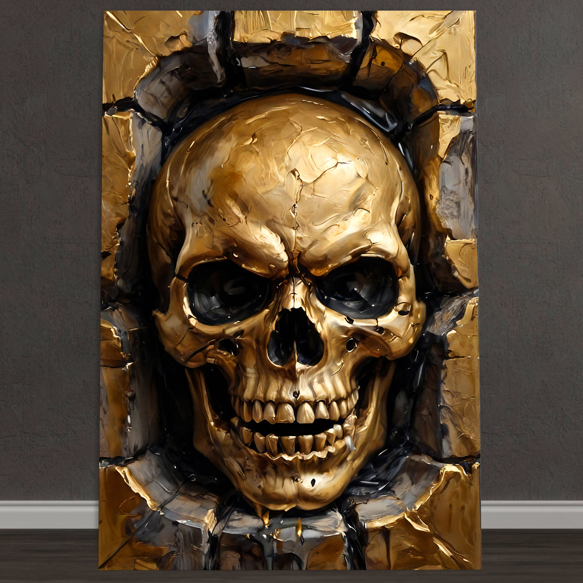 Goldener Schädel Nr7