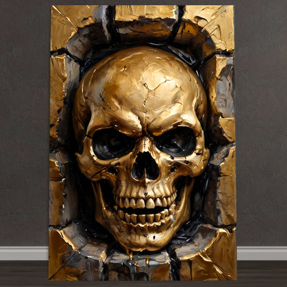 Goldener Schädel Nr7