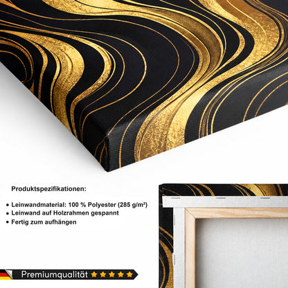 Schwarz und Gold Liebespaar Nr2
